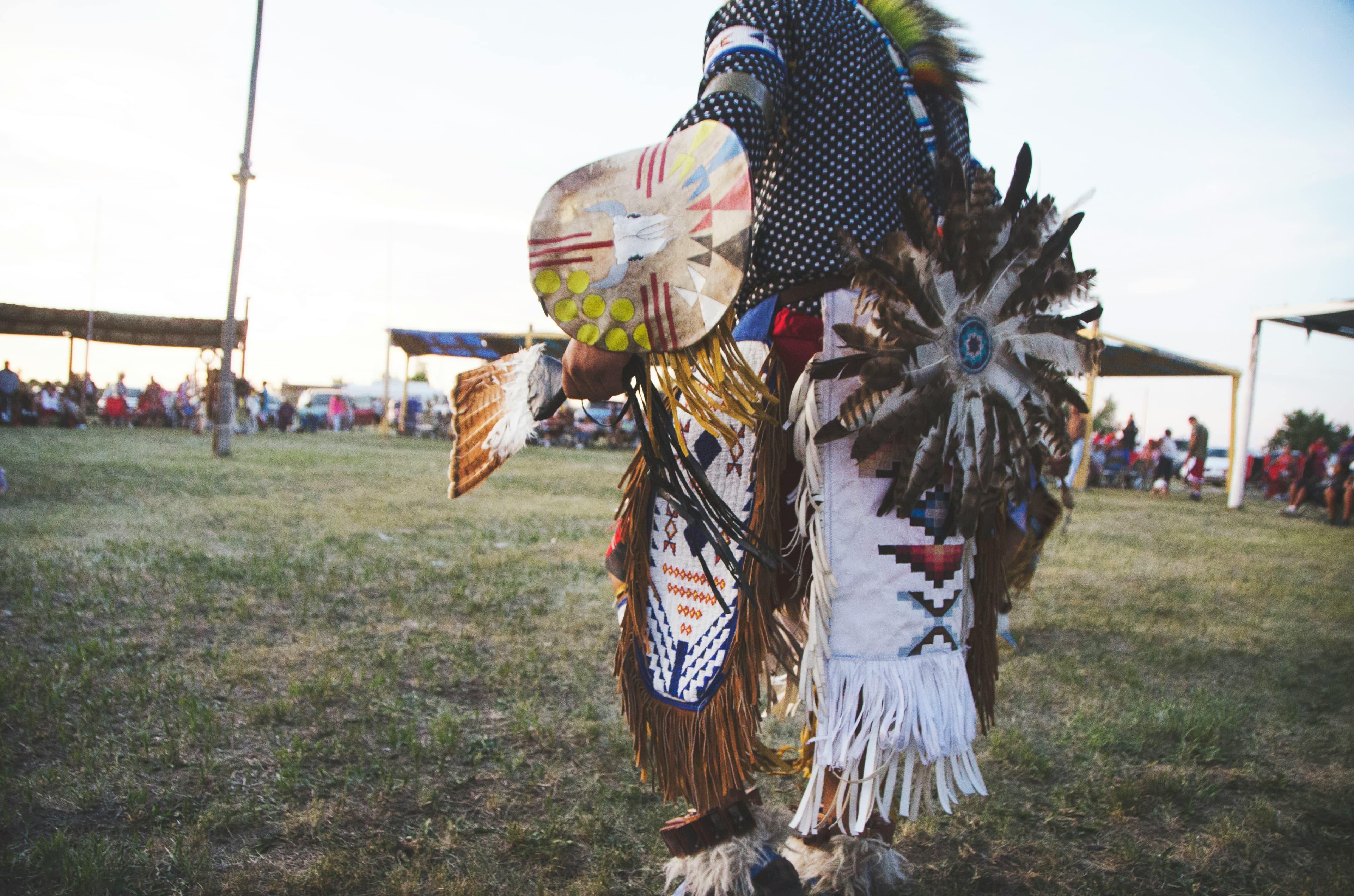 Indigenous powwow celebration